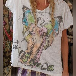Magnolia Pearl Child Of Cosmos Distressed Tee